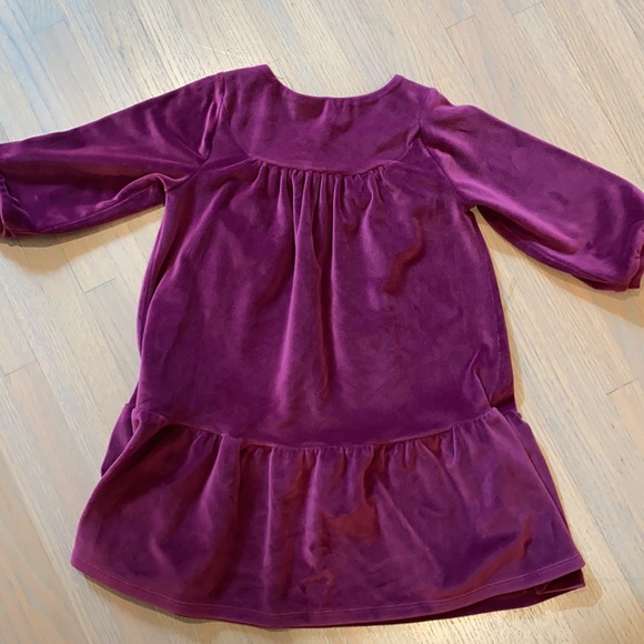 Tea excellent condition purple velvet dress - Picture 5 of 5